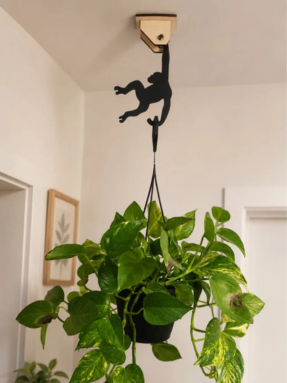 Monkey Hanger Set of 3 | Versatile Banana Holder and Multipurpose Hanging Hooks
