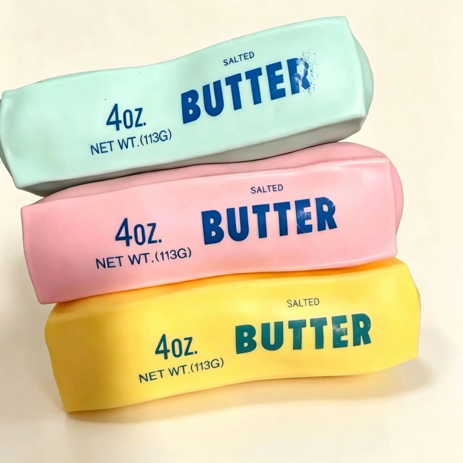 Crunchy Sound Butter Bar Squishy Toy - Soft Squeeze Fidget Sensory Toy for Stress Relief and Relaxation, Perfect Gift for Teens and Adults