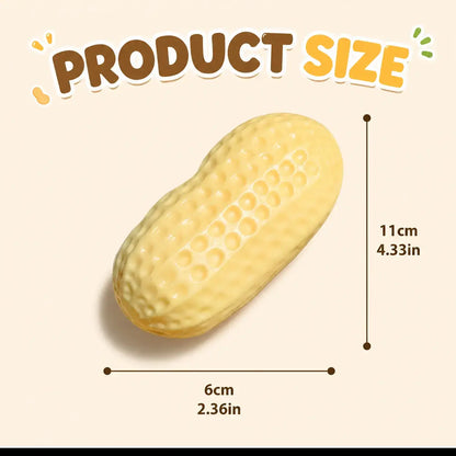 Crunchy Peanut Stress Relief Squishy Toy - Portable Sensory Fidget Toy for Teens and Adults, Ideal for Leisure and Entertainment