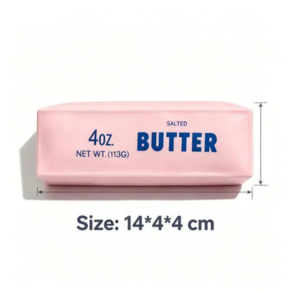 Crunchy Sound Butter Bar Squishy Toy - Soft Squeeze Fidget Sensory Toy for Stress Relief and Relaxation, Perfect Gift for Teens and Adults